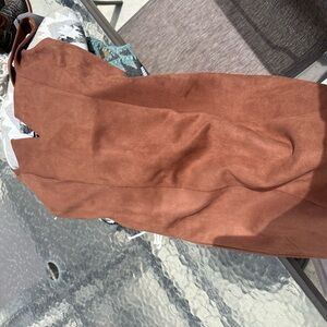 Brown Suede Vest